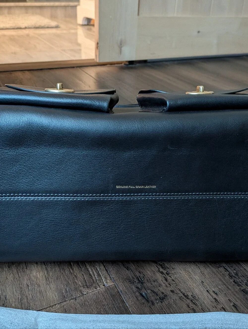 Coach Black Haversack Bag